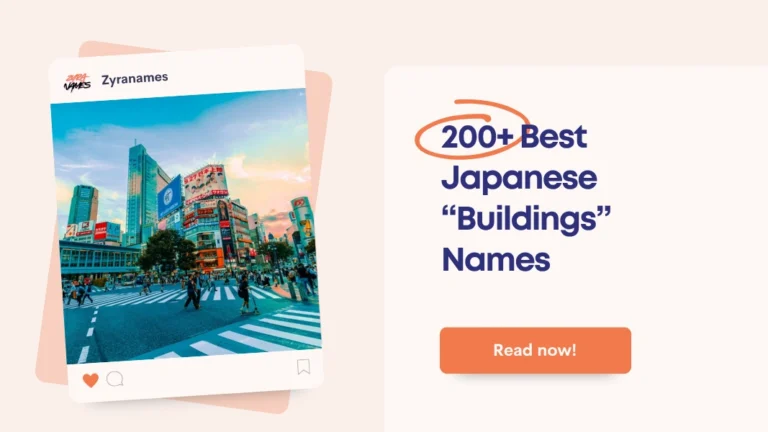 Japanese Buildings Names