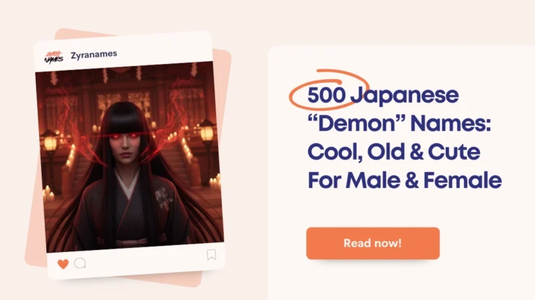 Japanese Demon Names