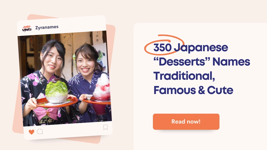 Japanese Desserts Names