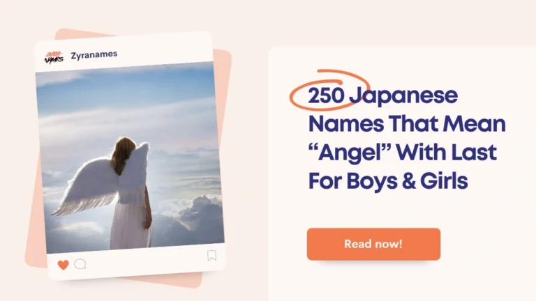 Japanese Names That Mean Angel