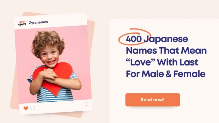Japanese Names That Mean Love