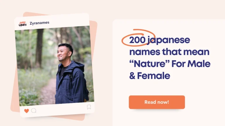 Japanese Names That Mean Nature