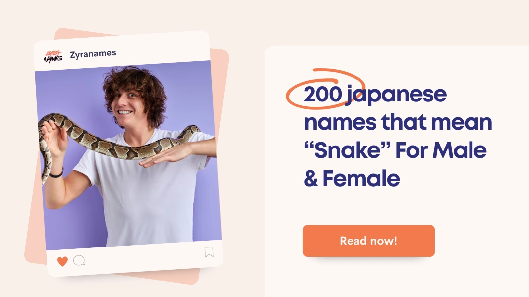 Japanese Names That Mean Snake