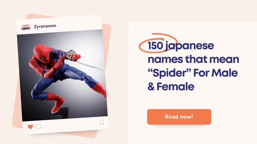 Japanese Names That Mean Spider