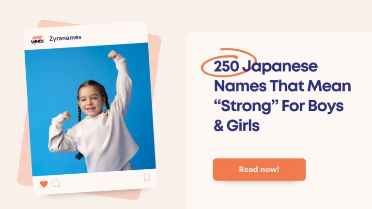 Japanese Names That Mean Strong