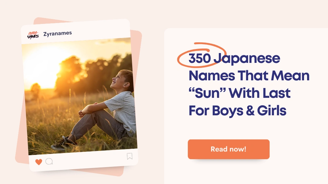 Japanese Names That Mean Sun