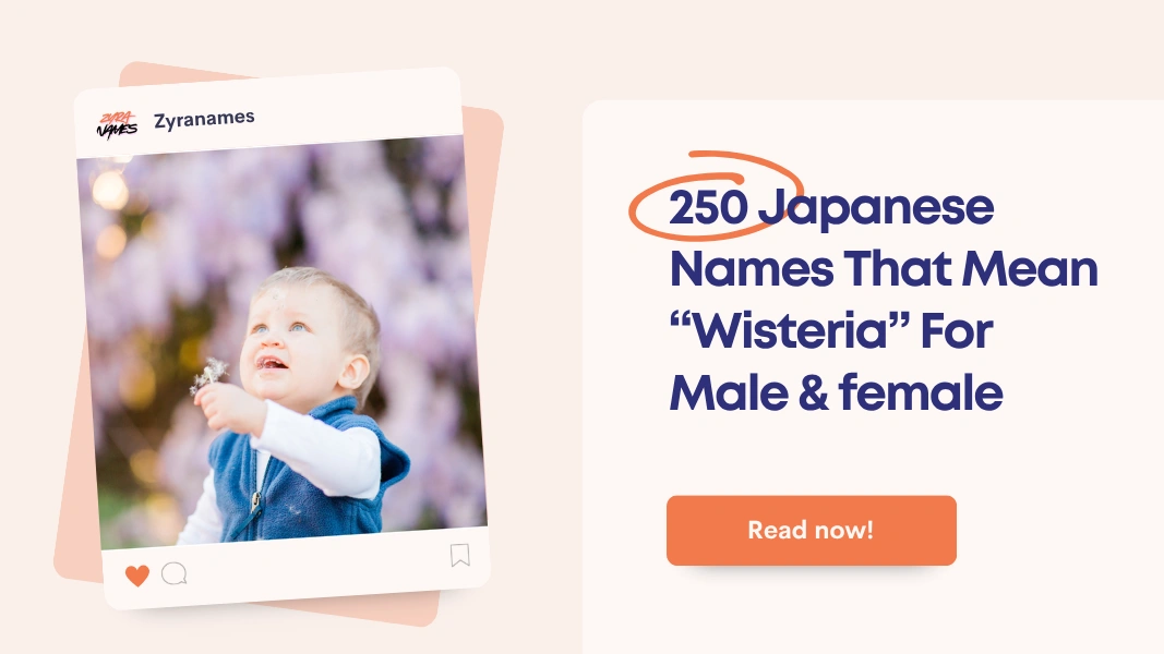 Japanese Names That Mean Wisteria