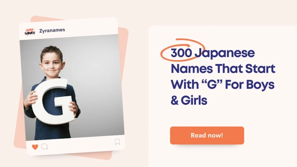 Japanese Names That Start With G