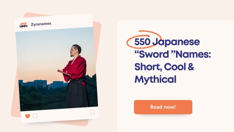 Japanese Sword Names