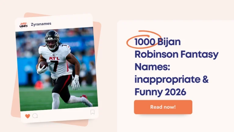 Bijan Robinson Fantasy Names