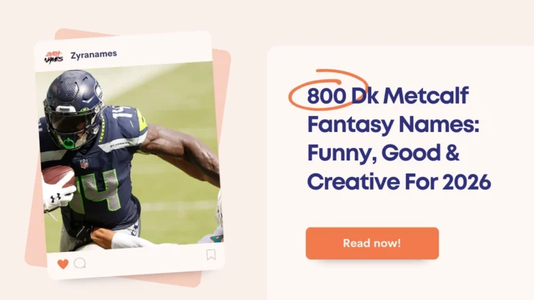 Dk Metcalf Fantasy Names