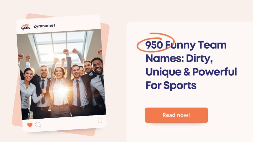 Funny Team Names