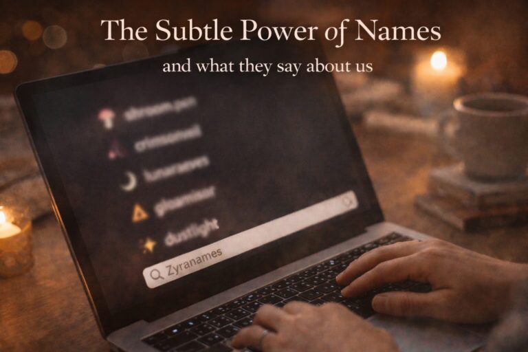 The Subtle Power of Names and What They Say About Us