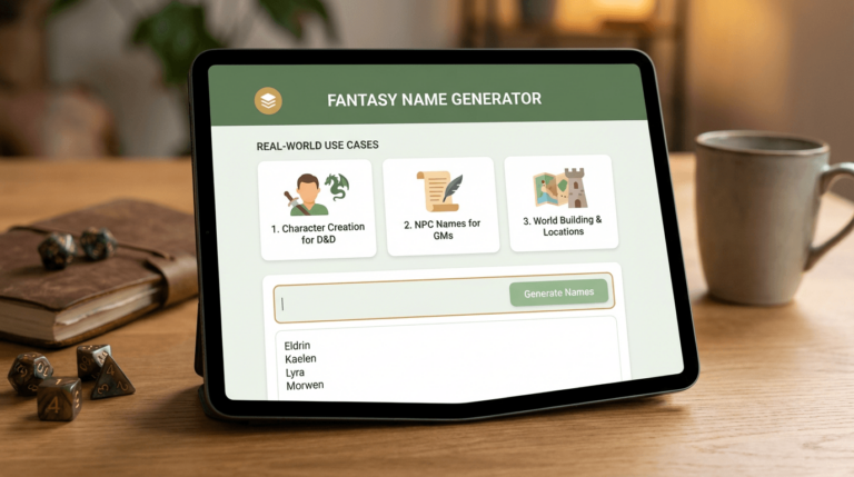 How to Create Fantasy Names That Sound Real