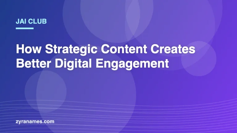 Jai Club: How Strategic Content Creates Better Digital Engagement