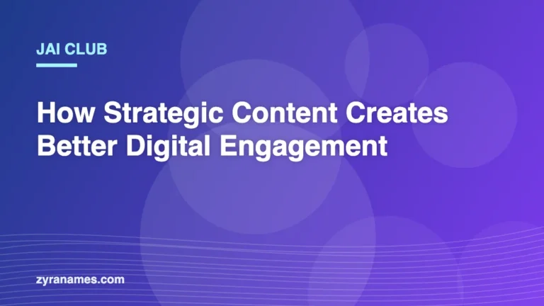 Jai Club: How Strategic Content Creates Better Digital Engagement